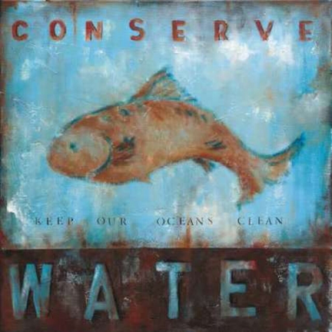 Conserve Water Poster Print by Wani Pasion - Item # VARPDXPWP102